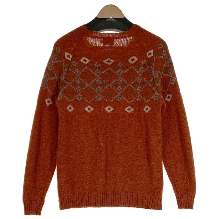 Pherrow's フェローズ 19AW スノーパターン ジャガード ニット セーター オレンジ 19W-PSFS1 Size 40 福生店