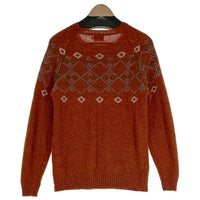 Pherrow's フェローズ 19AW スノーパターン ジャガード ニット セーター オレンジ 19W-PSFS1 Size 40 福生店