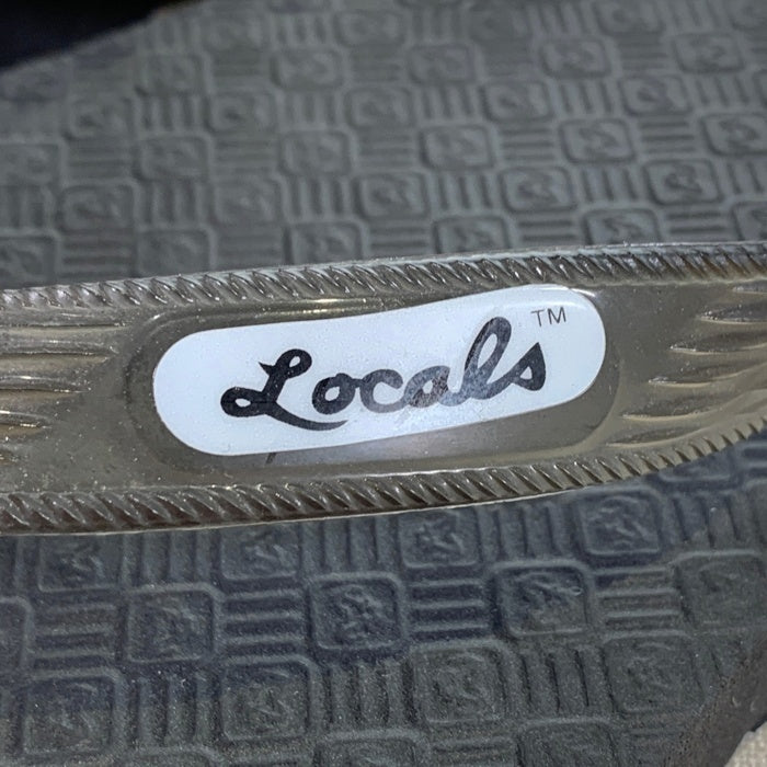 A BATHING APE ア ベイシング エイプ Locals ローカルス ビーチサンダル チャコール Size US11.5 (29.5cm) 福生店