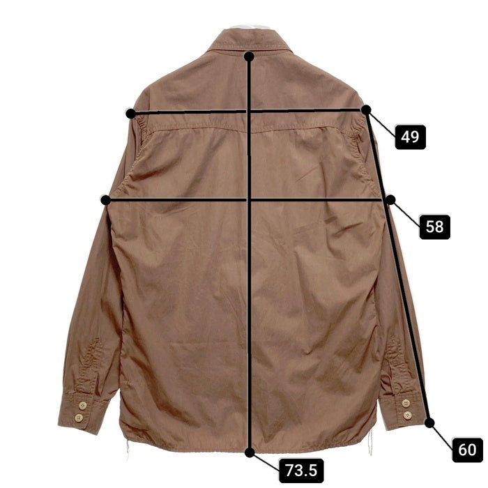 EVISU エヴィス マチ付き ワークシャツ エンジ Size 38 瑞穂店