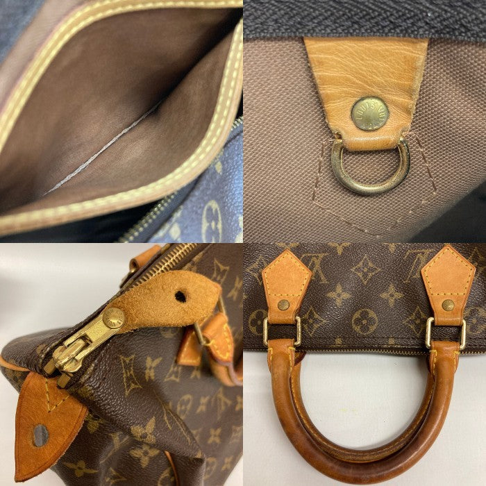 LOUIS VUITTON ルイヴィトン M41526 モノグラム スピーディ30 ハンドバッグ ミニボストンバッグ ブラウン 瑞穂店