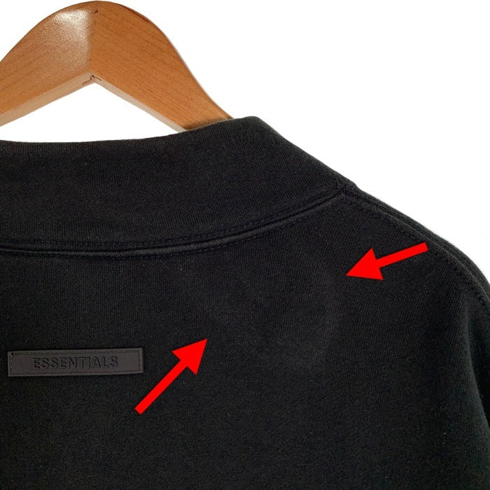 ESSENTIALS エッセンシャルズ モックネック スウェットトレーナー ブラック Size L 福生店
