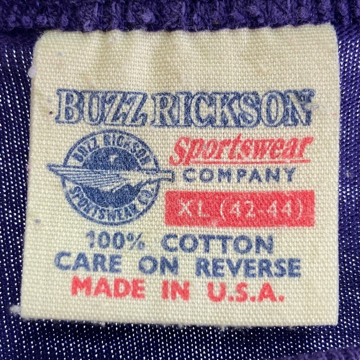 BUZZ RICKSON バズリクソン The Skunk Works プリントTシャツ パープル sizeXL 瑞穂店