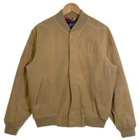80's 90's youth-high by SAKURA COAT ユースハイ バイ サクラコート ジップアップ ダービー ジャケット ベージュ Size L 福生店