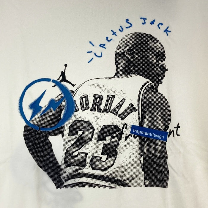 NIKE ナイキ x CACTUS JACK カクタス ジャック x Fragment Design フラグメント デザイン JORDAN BRAND M J TSF SS TEE DJ0619-133 ジョーダン Tシャツ ホワイト sizeS 瑞穂店