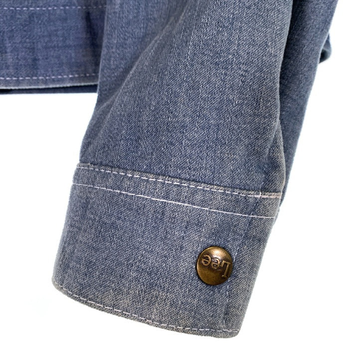 70's Lee リー コットンデニムジャケット ライトブルー USA製 スナップボタン Size L-R 福生店