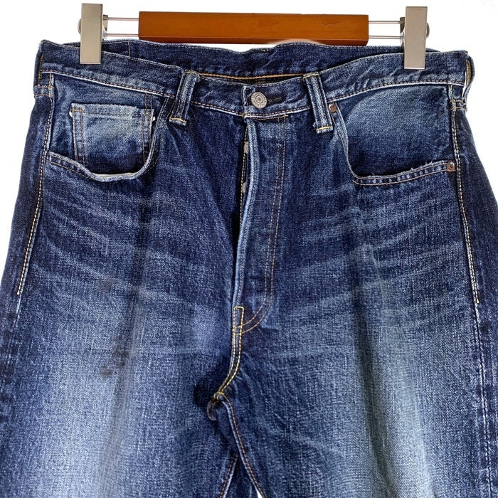 FULLCOUNT フルカウント 1101XX  ストレートデニムパンツ ダートフォード ジーンズ インディゴ USED加工 Size 34 福生店