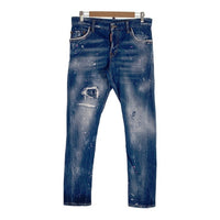 DSQUARED2 ディースクエアード SEXY TWIST JEAN セクシーツイストジーンズ ペンキ ダメージ加工 インディゴ S71LB0476 S30342 Size 44 福生店