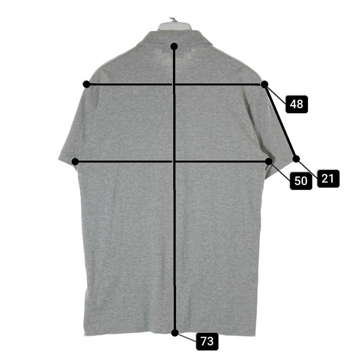 COMME des GARCONS HOMME DEUX コムデギャルソンオムドゥ DG-T002 AD2020 パッチワーク ポロシャツ グレー sizeL 瑞穂店
