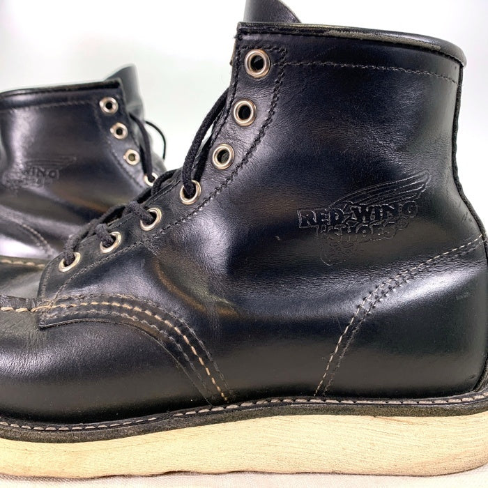 REDWING レッドウィング IRISH SETTER アイリッシュセッター 8130 ブラッククローム モックトゥ ブラック USA製 Size US7 1/2D (25.5cm) 福生店