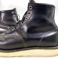 REDWING レッドウィング IRISH SETTER アイリッシュセッター 8130 ブラッククローム モックトゥ ブラック USA製 Size US7 1/2D (25.5cm) 福生店