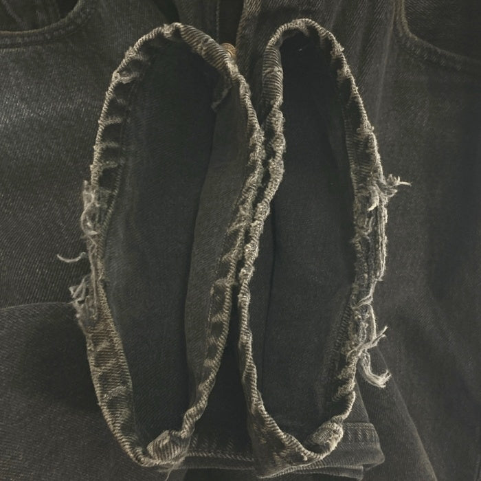 Levi's リーバイス 501-0660 501 USA製 ボタン裏553 01年製 後染めブラック デニムパンツ ブラック size32 瑞穂店