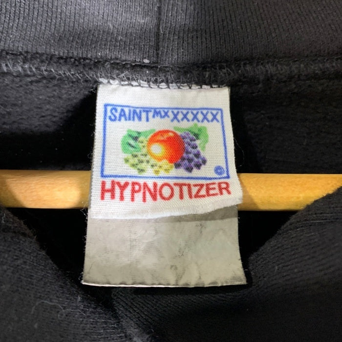 SAINT Mxxxxxx セントマイケル HOODIE RIBON SAINT BLACK プルオーバー フーディー スウェットパーカー ブラック SM-YS1-0000-039 Size L 福生店