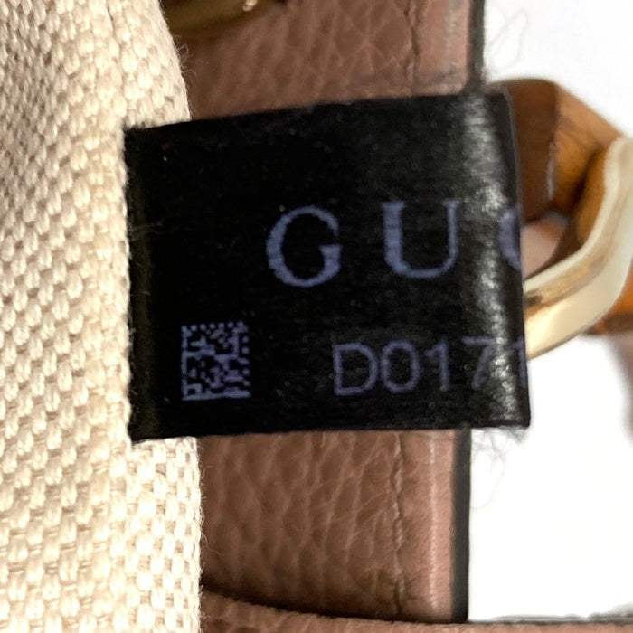GUCCI グッチ 368823 2WAY ショルダー バンブー ハンドバッグ レザー ピンク 瑞穂店