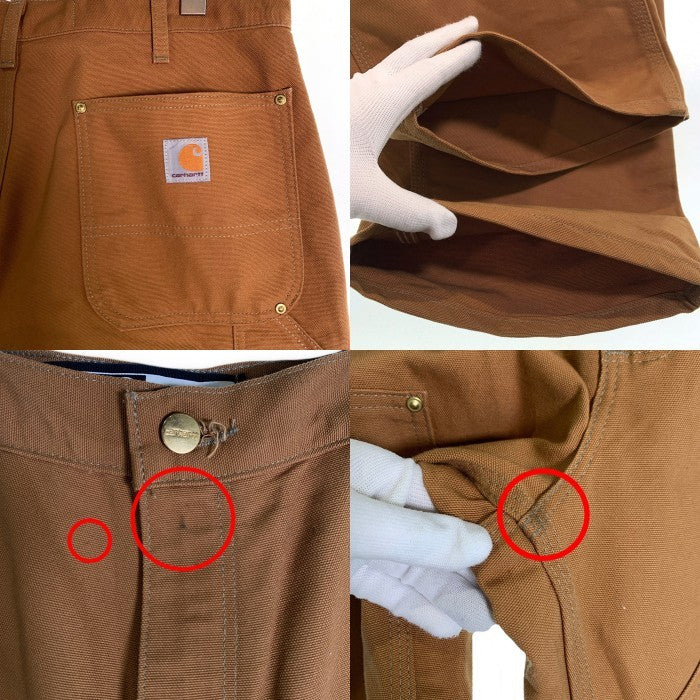 Carhartt カーハート Double Knee Duck Painter Pants ダブルニー ダック ペインターパンツ ブラウン USA製 22年B01-BRN Size 36×32 福生店