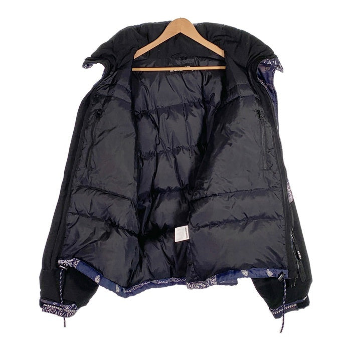 NEIGHBORHOOD ネイバーフッド 21AW BANDANA CHOPPED DOWN バンダナ柄 ダウンジャケット ネイビー 212TSNH-JKM11 Size XL 福生店