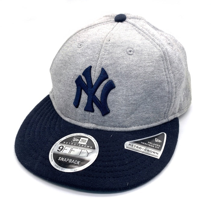 NEW ERA ニューエラ LOOPWHEELER ループウィラー BEAMS ビームス 9FIFTY 別注 スナップバック ベースボールキャップ グレー ネイビー Size FREE 福生店