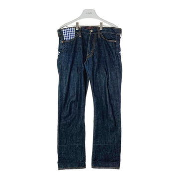 JUNYA WATANABE COMME des GARCONS MAN ジュンヤワタナベ コムデギャルソンマン Levi's リーバイス WZ-P801 AD2009 ギンガムチェック 505 デニムパンツ インディゴ sizeM 瑞穂店
