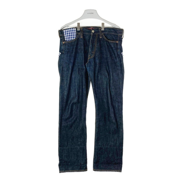 JUNYA WATANABE COMME des GARCONS MAN ジュンヤワタナベ コムデギャルソンマン Levi's リーバイス WZ-P801 AD2009 ギンガムチェック 505 デニムパンツ インディゴ sizeM 瑞穂店