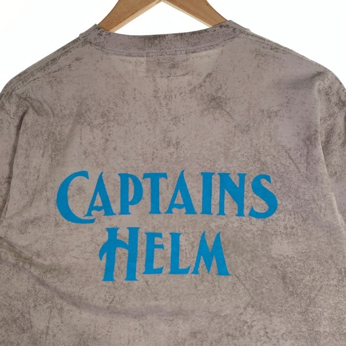 CAPTAINS HELM キャプテンズヘルム LOS LOGO TEE ロゴプリントTシャツ グレー CH22-LOS-T01 Size M 福生店