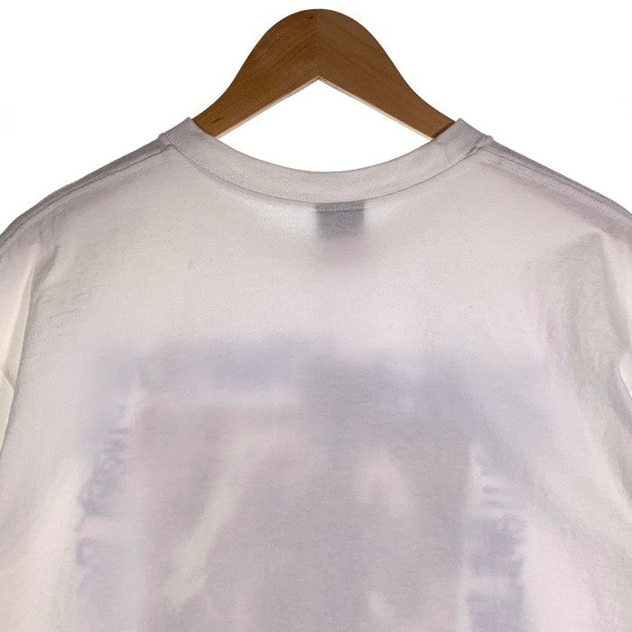 00's  STUSSY ステューシー LAURA TEE 半袖 Tシャツ ホワイト ブルー Size L 福生店