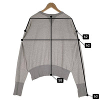 EVISU エヴィス 両V ステンシル クルーネックスウェットトレーナー グレー Size 42 福生店