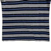 BURBERRY BLACK LABEL バーバリーブラックレーベル コットンボーダーポロシャツ ブラック BMV03-901-09 Size 1 瑞穂店