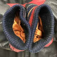 G-Ⅲ AND Carl Banks ジースリーアンドカールバンクス San Francisco 49ERS 刺繍 レザーブルゾン ブラック×レッド sizeL 瑞穂店