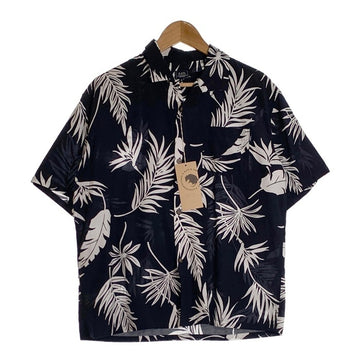 RATS ラッツ 25SS ALOHA S/S SHIRT アロハシャツ 半袖 ネイビー コットン レーヨン 25’RS-0507 Size M 福生店