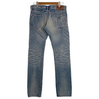 HYSTERIC GLAMOUR ヒステリックグラマー USED加工 スタッズ スキニー デニムパンツ ライトブルー 0204AP06 Size 32 福生店