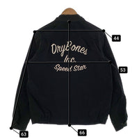 Dry Bones ドライボーンズ ドリズラージャケット ブラック ポリエステル ナイロン 刺繡 Size M 福生店