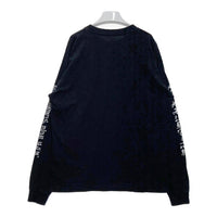 blackmeans ブラックミーンズ mine マイン ロングスリーブ プリントTシャツ ブラック Size 4 瑞穂店