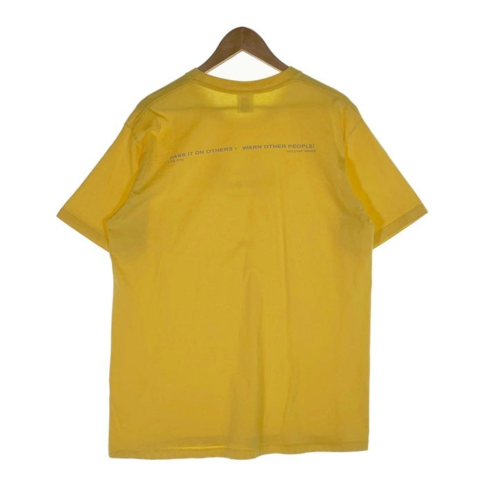 SUPREME シュプリーム 22AW Warning Tee ワーニング プリントTシャツ イエロー Size L 福生店