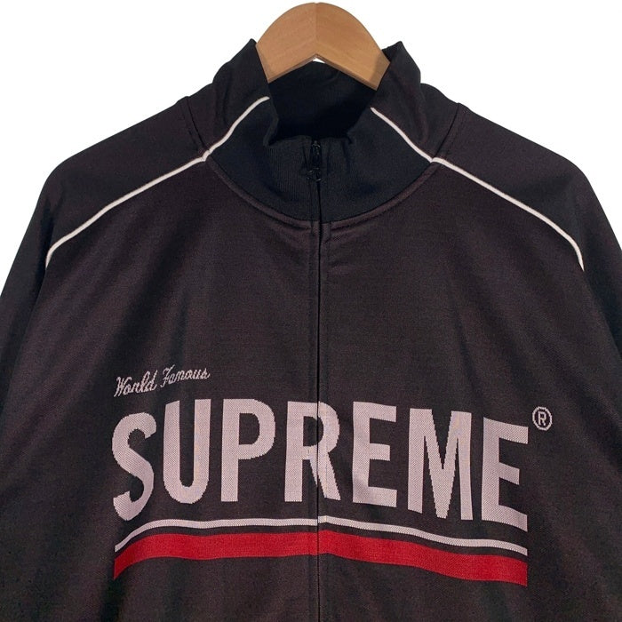 SUPREME シュプリーム 22AW World Famous Jacquard Track Jacket ワールドフェイマス ジャカード トラックジャケット ブラック Size XXL 福生店