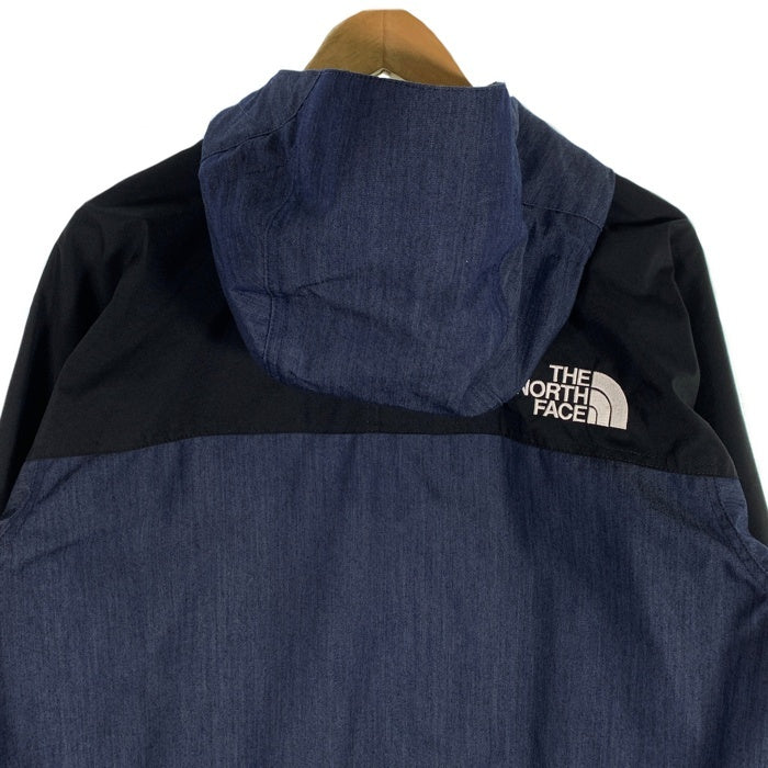 THE NORTH FACE ノースフェイス Mountain Light Denim Jacket マウンテンライト デニムジャケット インディゴ ブラック NP12032 Size XL 福生店