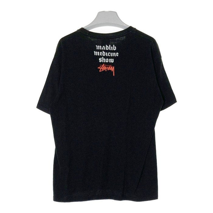 STUSSY ステューシー × Medicine Show プリント Tシャツ ブラック sizeM 瑞穂店