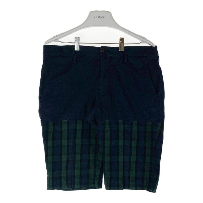 NORMAN ノーマン Two Tone Check Short Pants ブラックウォッチ パンツ ネイビー sizeS 瑞穂店