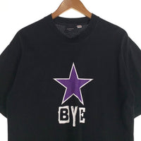 bye jeremy バイジェレミー 半袖 Tシャツ ブラック パープル USA製 Size M 福生店