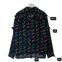 STAR OF HOLLYWOOD スターオブハリウッド SH28123 WAVY STRIPE オープンカラーシャツ ブラック sizeM 瑞穂店