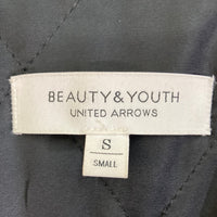 UNITED ARROWS ユナイテッドアローズ レザー袖レザー ウール スタジャン ブラック sizeS 瑞穂店