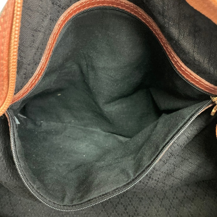 FENDI フェンディ ペカン柄 2WAY ボストンバッグ ブラック×ブラウン 瑞穂店