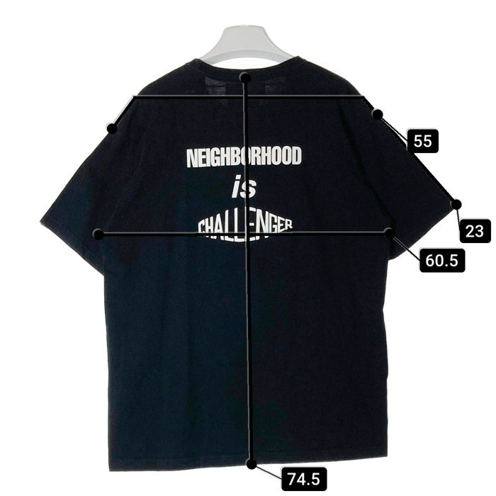 CHALLENGER チャレンジャー × NEIGHBORHOOD ネイバーフッド 2021 スカル Tシャツ ブラック sizeXXL 瑞穂店