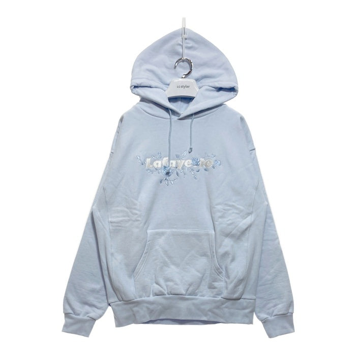LFYT エルエフワイティー Rose Logo US Cotton Hooded Sweatshirt プルオーバースウェットパーカー ライトブルー LE220501 Size L 瑞穂店