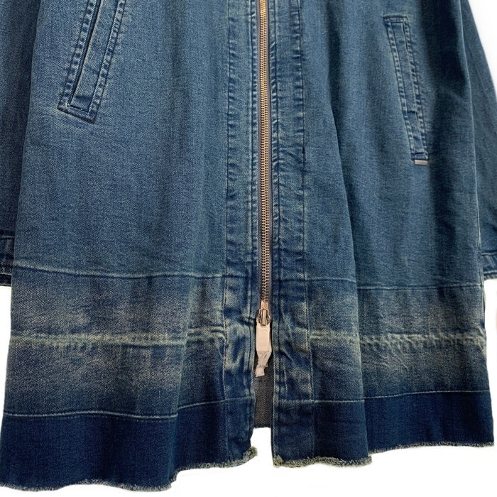 DIESEL ディーゼル D-SVENT JACKET ジップアップデニムジャケット ハーフ丈 インディゴ Size XL 福生店