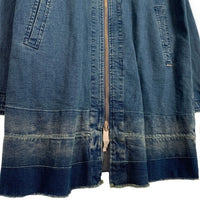 DIESEL ディーゼル D-SVENT JACKET ジップアップデニムジャケット ハーフ丈 インディゴ Size XL 福生店