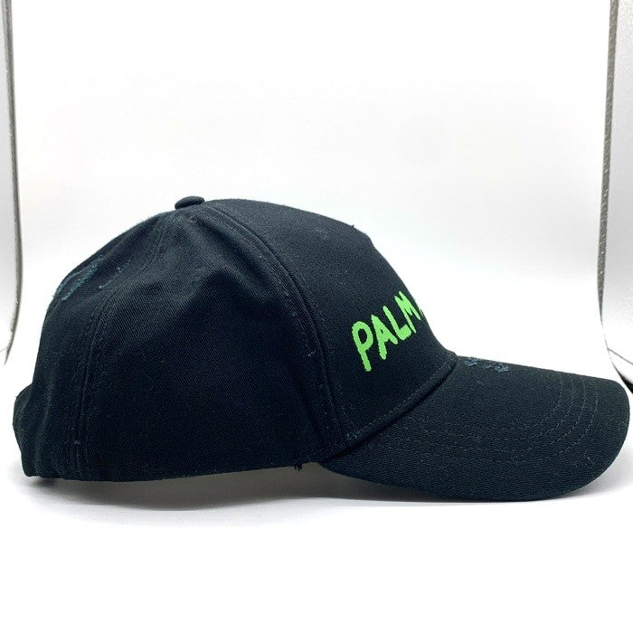 Palm Angels パームエンジェルス CAPPELLO BASEBALL CAP カッペッロ ベースボールキャップ ブラック グリーン PMLB094S24FAB001 福生店