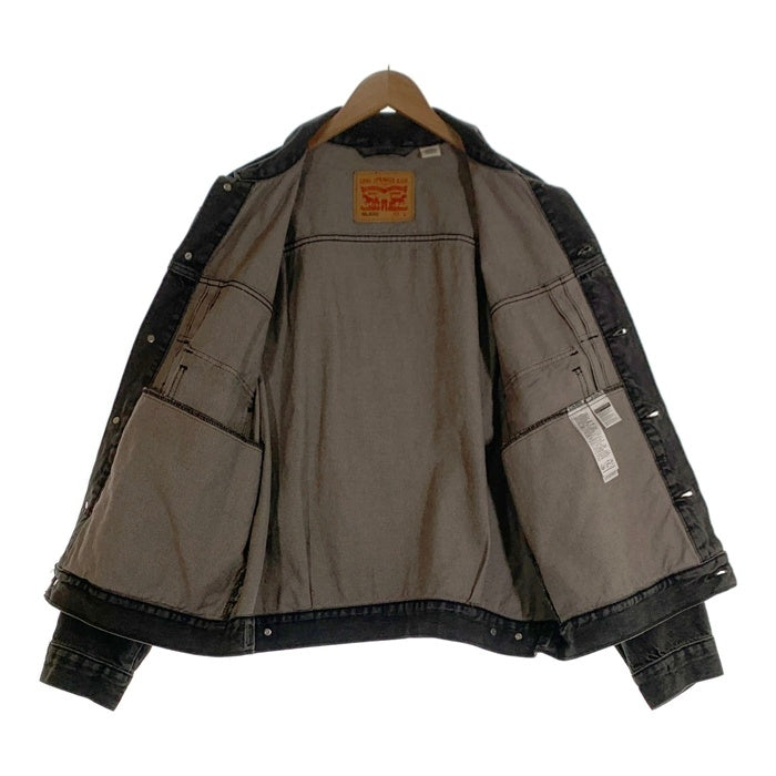 LEVI'S リーバイス TYPEⅡトラッカー デニム ジャケット ブラック A7632-0002 Size L 福生店