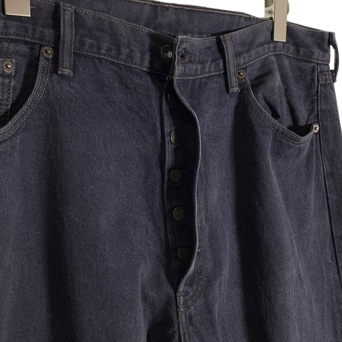 Levi`s リーバイス 501 カラーデニムパンツ ジーンズ 後染め ブラック ネイビー 005011135 Size 40×30 福生店