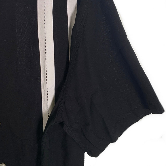 WACKO MARIA ワコマリア 23SS TWO-TONE 50's SHIRT ツートーン 50's 半袖 シャツ ブラック ホワイト Size M 福生店