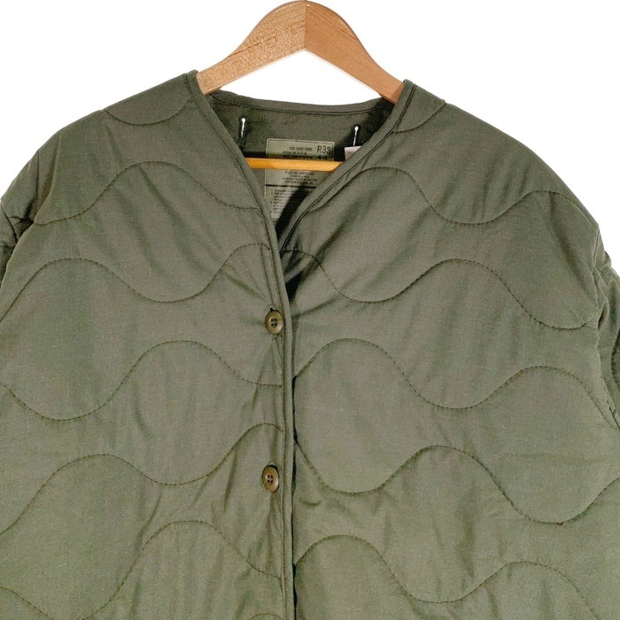 00's U.S.ARMY 米軍 キルティング フィールドライナージャケット オリーブ 8415-01-394-3836 00年製 Size L-S 福生店